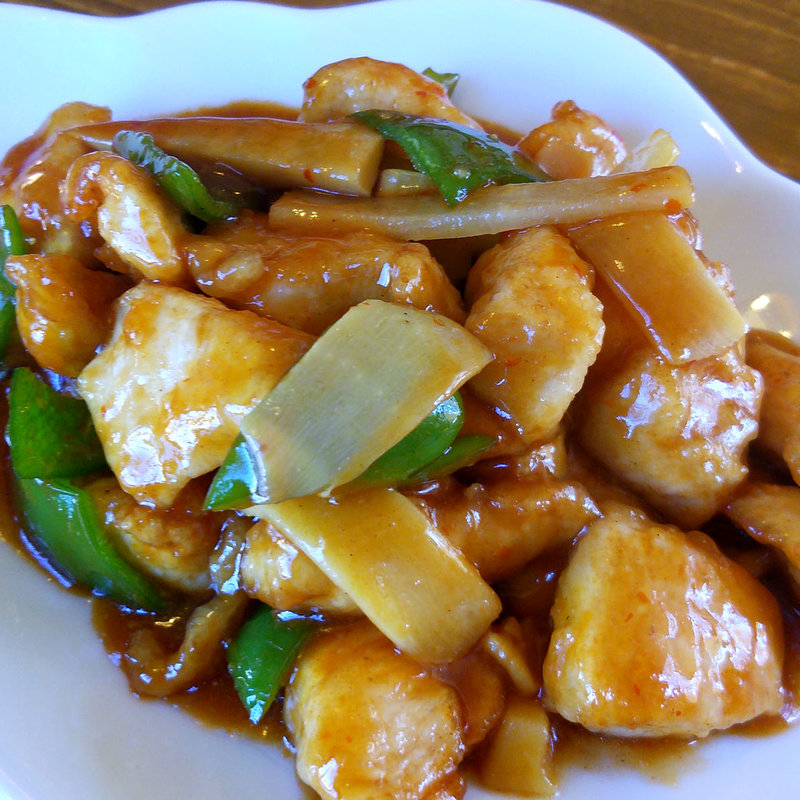 鶏肉のカラシ炒め(長崎ちゃんぽん華一)