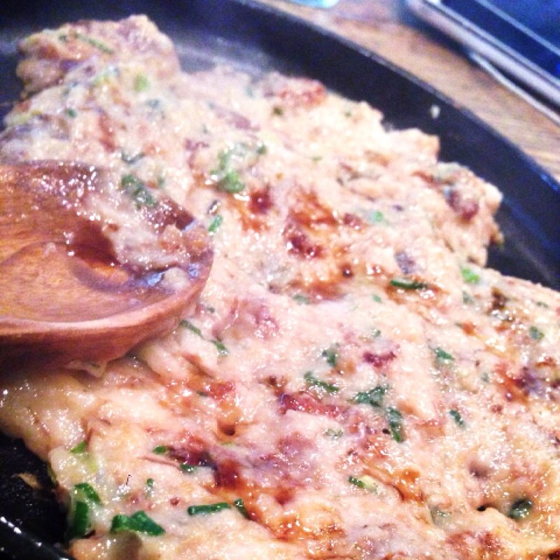 山芋とろとろおこげ焼き(赤○中目黒｜居酒屋)