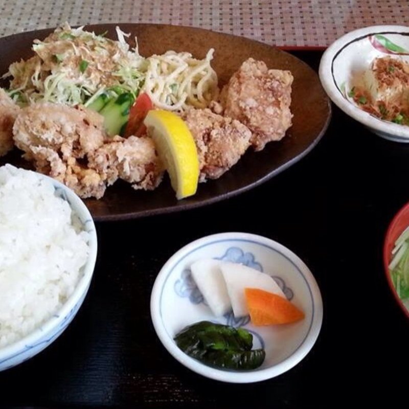 唐揚げ定食(学食堂 )