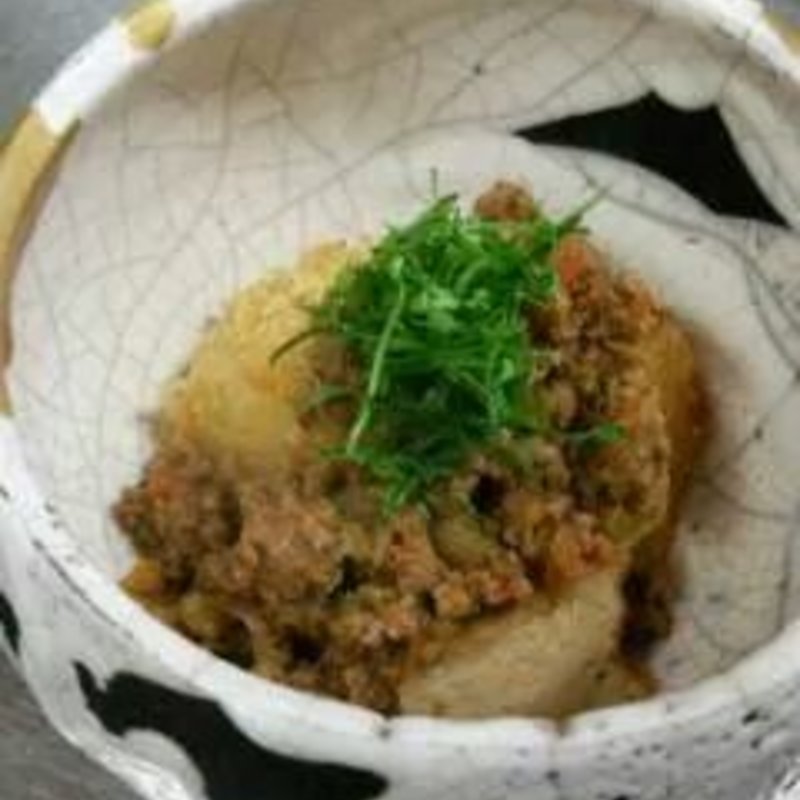 厚揚げのミートソース(やすひろの畑 )