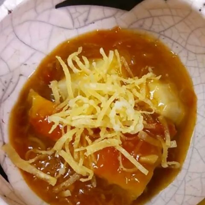 厚揚げと里芋チリソース(やすひろの畑 )