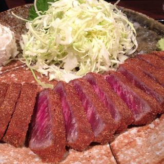 牛カツ(牛かつもと村 渋谷店)