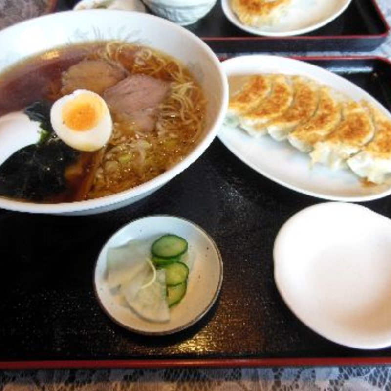 ラーメン餃子セット(味さと)