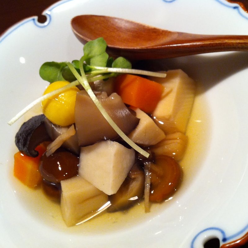 のっぺ汁(東京へぎそば匠 四谷三丁目店)