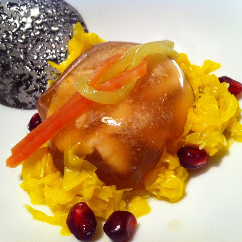 白子茶巾寄せ(東京へぎそば匠 四谷三丁目店)