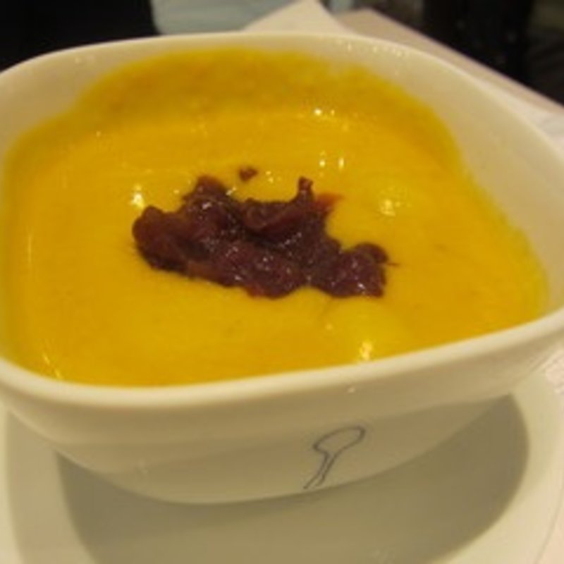 白玉入り南瓜汁粉(ゆとりの空間 横浜ベイクォーター店)