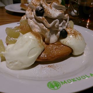 アップルシナモンのパンケーキ(モクオラ　ディキシーダイナー 新横浜店 （MOKUOLA Dexee Diner）)