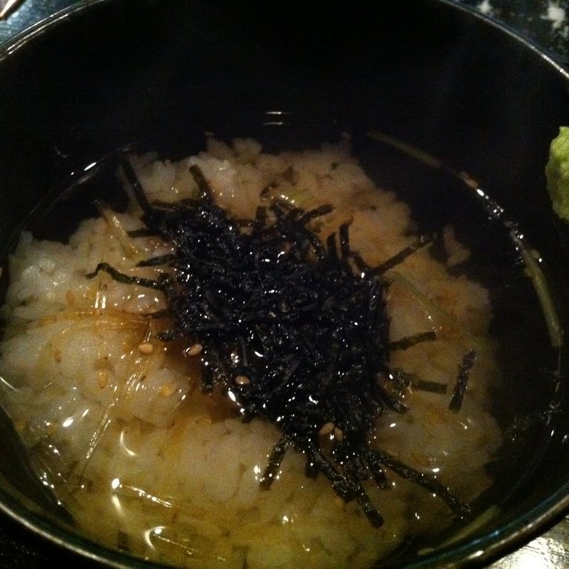 フカヒレ茶漬け(炙蔵 （アブゾウ）)