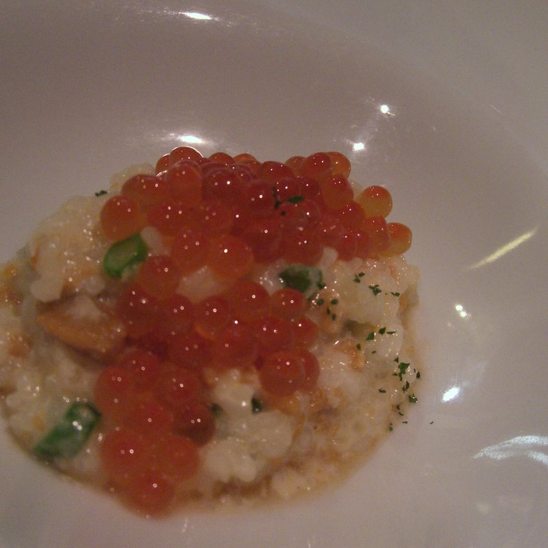 イクラとウニのリゾット(歩路庵 中目黒 （ポジアン）)