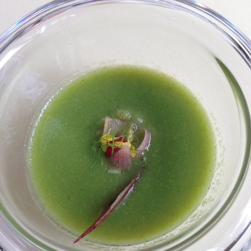 スナップエンドウのスープ(ハンゾウヤ （HANZOYA）)