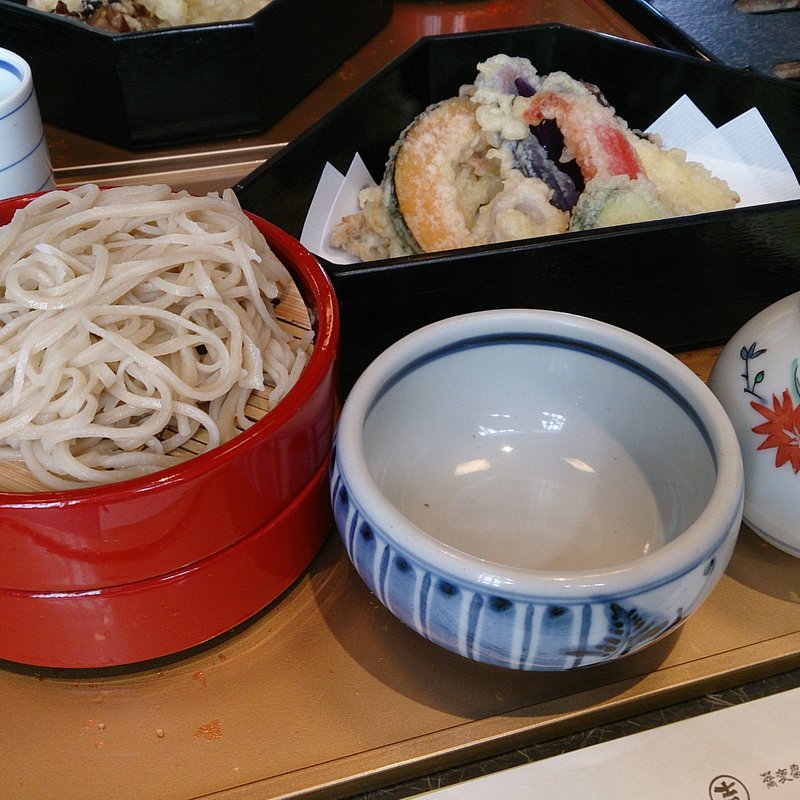 野菜天ぷらそば(吉田家)