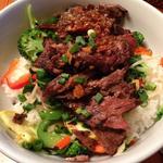 Spicy beef bowl
