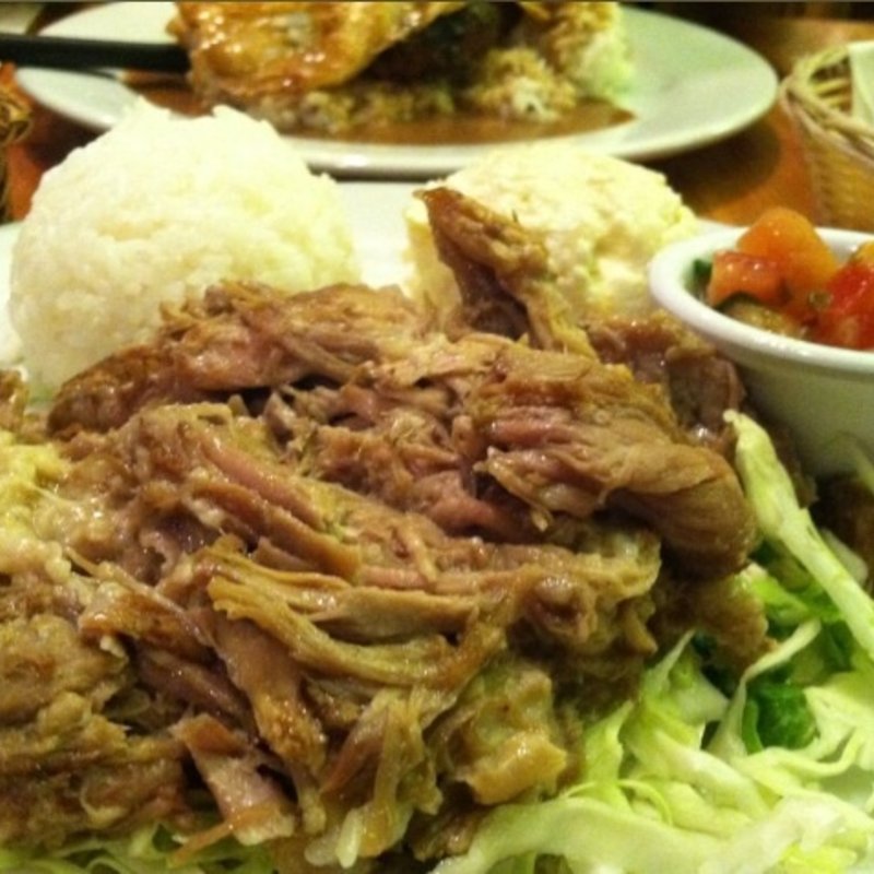 Kahula pork plate(King's Hawaiian Bakery )