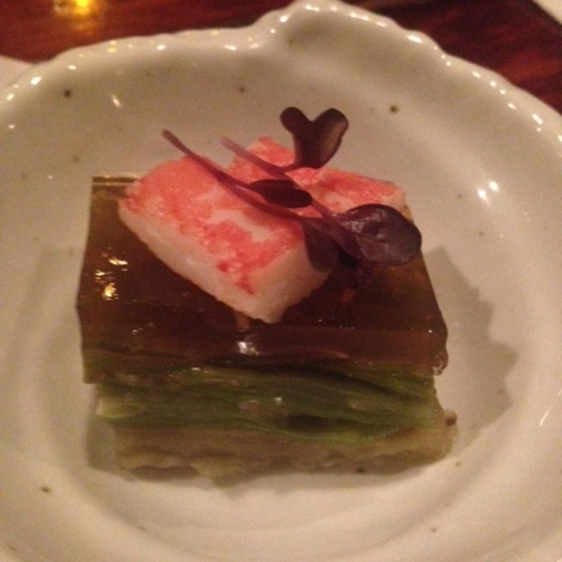 茄子おひたしとジュレ(wasan)