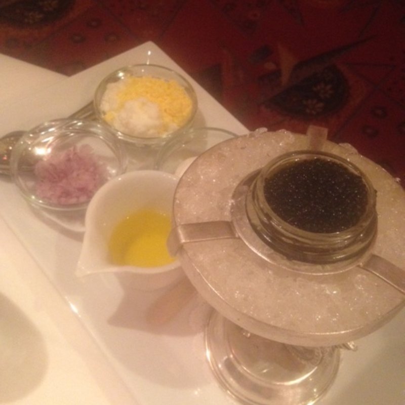 アメリカンキャビア(The Rossian Tea Room)