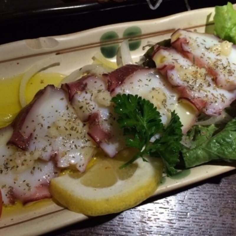 Octopus carpaccio(Torihei)