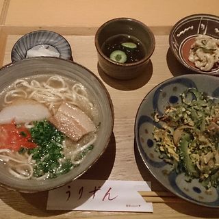 ゴーヤちゃんぷる定食(うりずん渋谷店)
