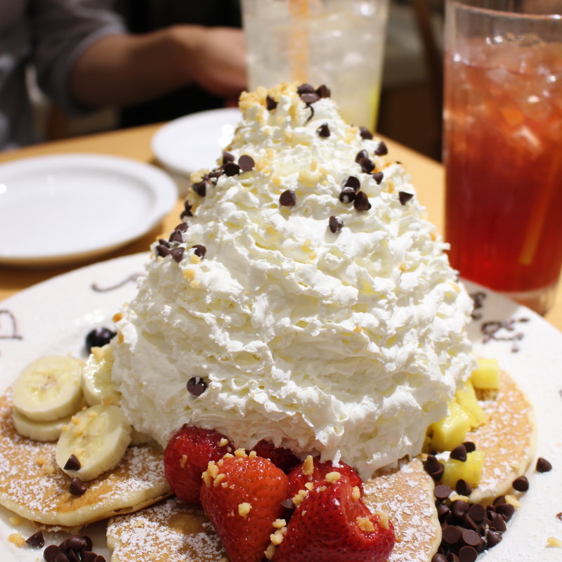 パンケーキ　クリームダブル(Eggs 'n Things 原宿店)