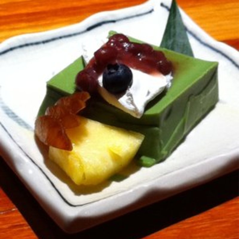 Green tea mousse(Sushi Izakaya Gaku)