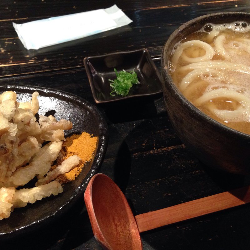 土ゴボウ天みぞれうどん(山元麺蔵 （やまもとめんぞう）)