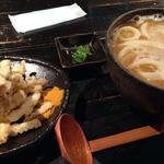 土ゴボウ天みぞれうどん