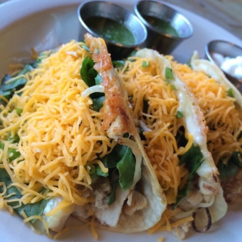 Three chicken Tacos(The pan)