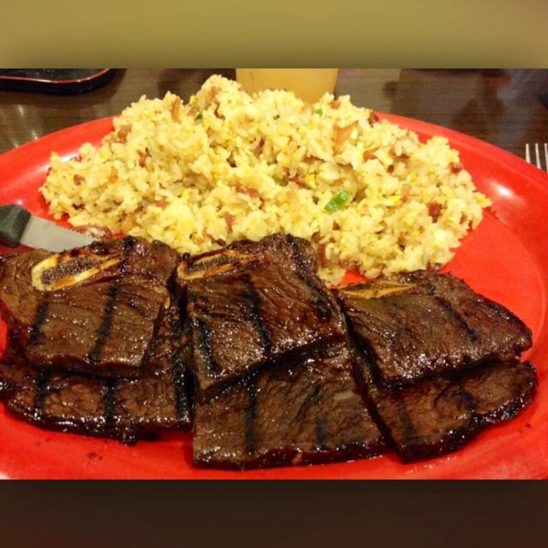 Kalbi w bacon fried rice(Loft Hawaiian Restaurant)
