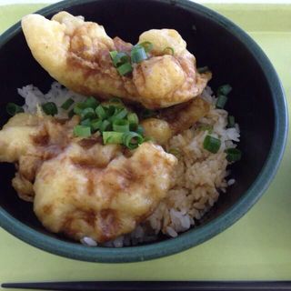 鶏天丼(富士大学　学生食堂)
