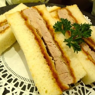 Pork Tenderloin Katsu Sandwich (Tonkatsu Ginza Bairin)