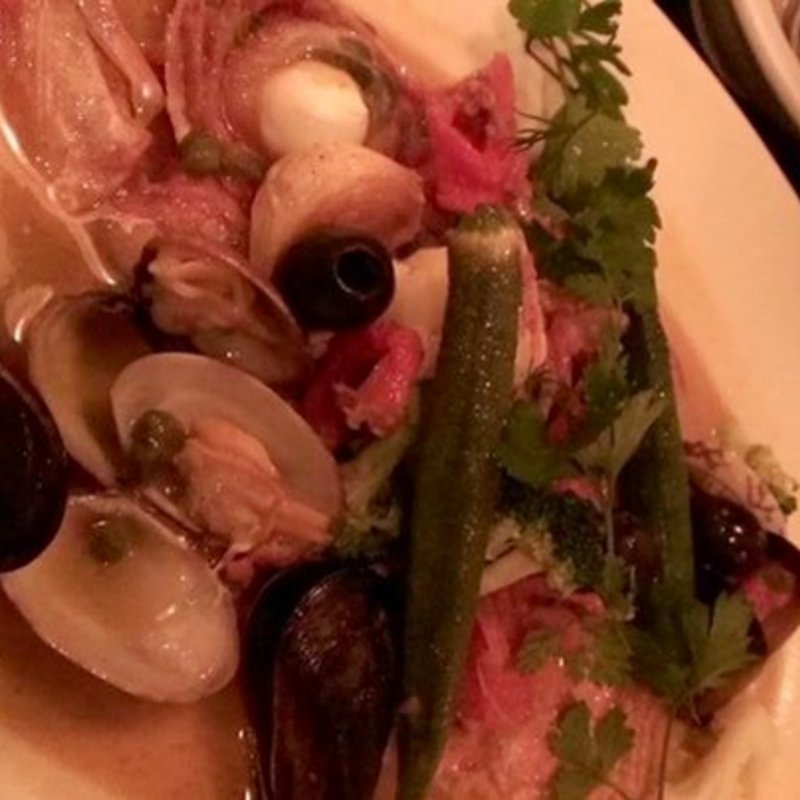  高知産 金目鯛と貝類のアクアパッツァ風(魚介とワイン ビストロ シロ.)