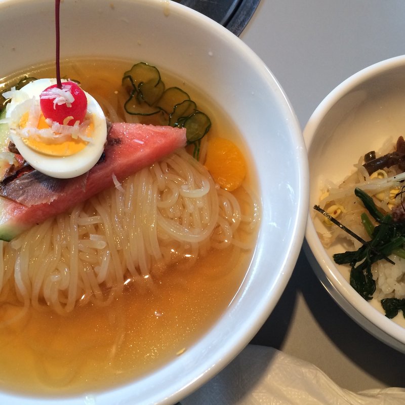 冷麺セット(焼肉レストラン大門)