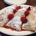 Strawberry and Sour Cream Crepes