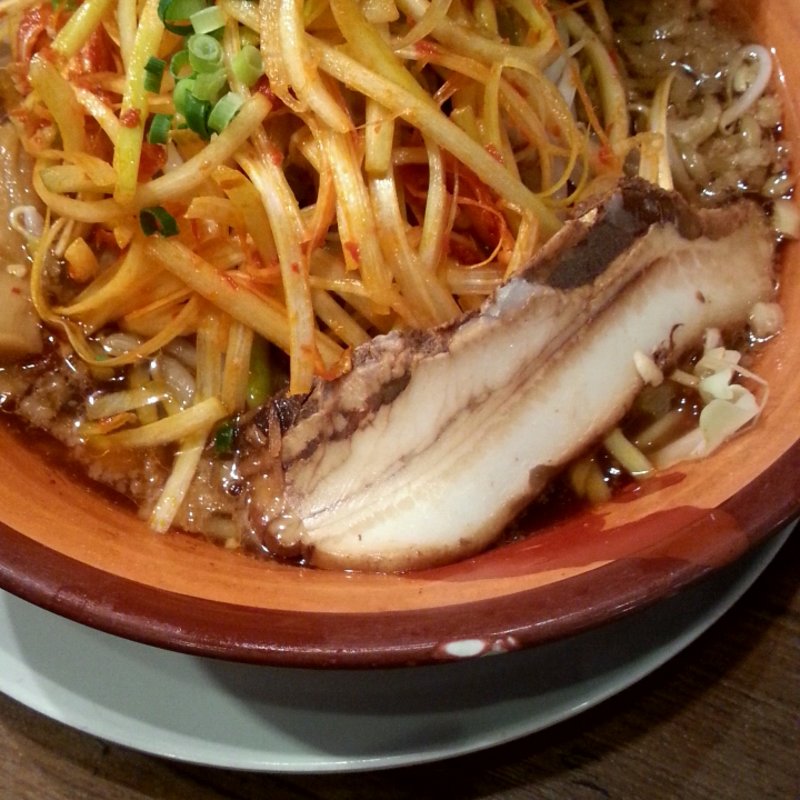 辛ねぎ醤油ラーメン(旭川味噌ラーメン ばんから 池袋西口店)