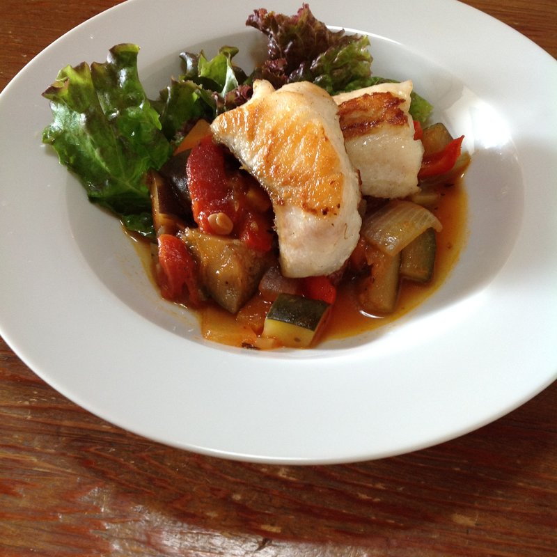 白身魚とラタトュイユ(リストランテ・サイロ)