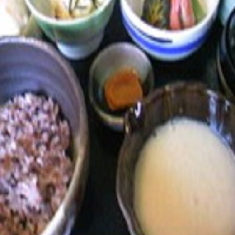 自然薯定食(道の駅宿場町ひらふく )