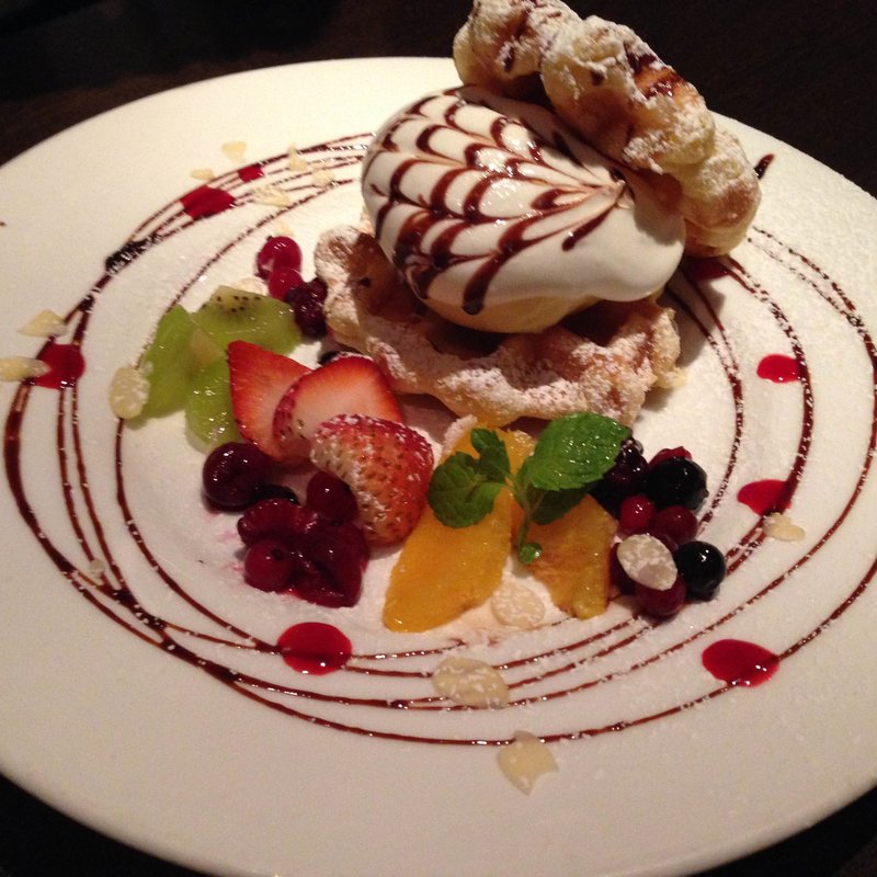 kawara特製ワッフル(kawara CAFE＆DINING 宇田川 （カワラ カフェアンドダイニング）)