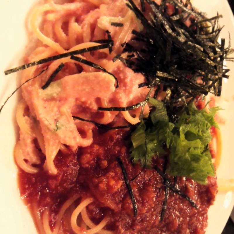 明太子クリーム＆ミートソース（パスタランチ）Sサイズ(インバーハウス点心厨房)