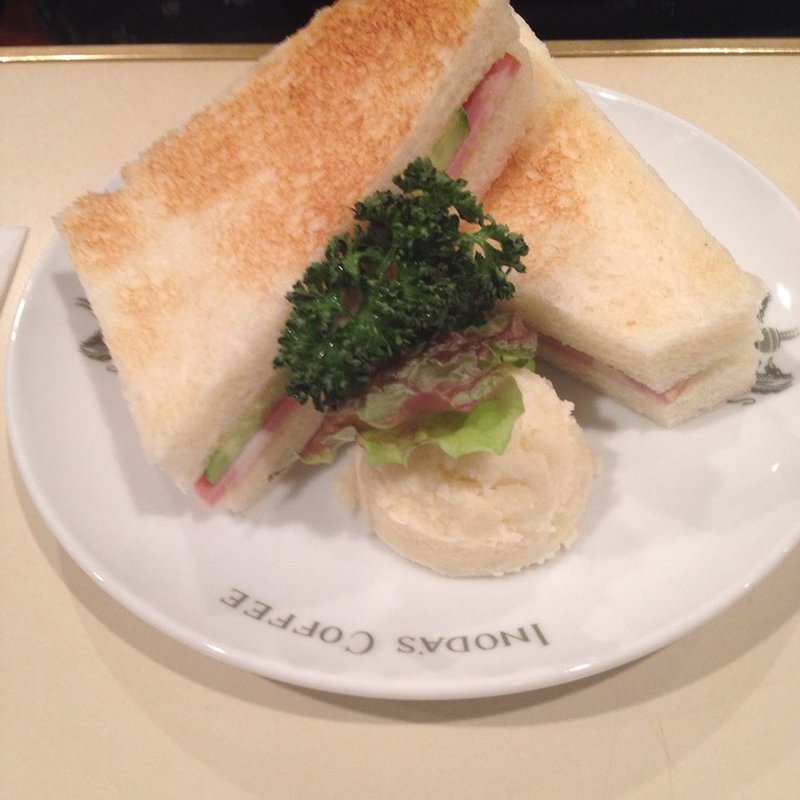 ハムトースト(イノダコーヒ ポルタ支店 )