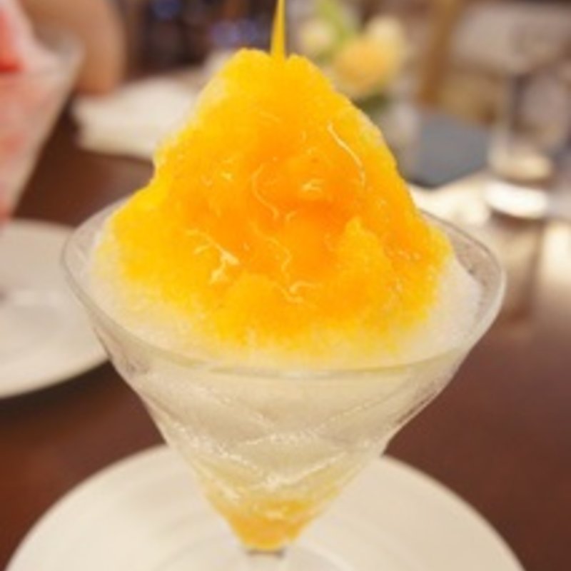 とちおとめのカキ氷(ブルー・ブリック・ラウンジ)