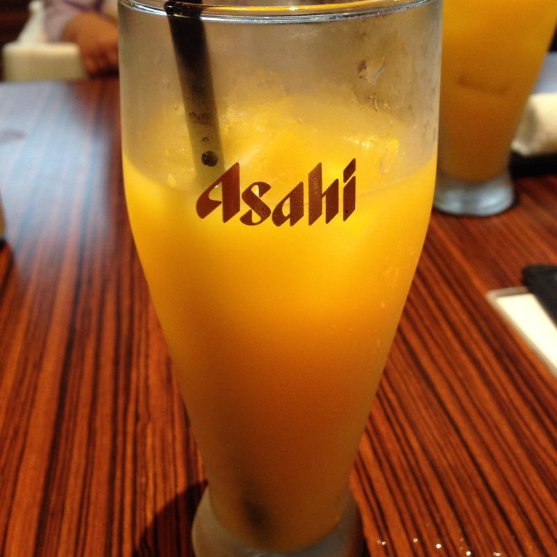 オレンジジュース(ゲンカツ 横浜モアーズ店)