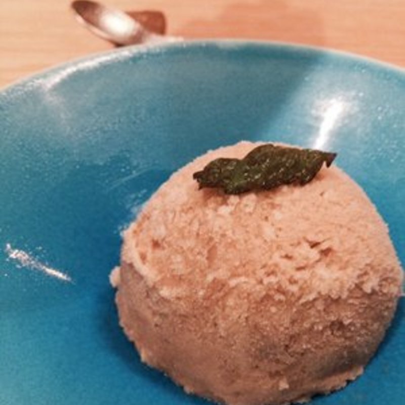 Brown sugar sorbet(Sushi Ginza Onodera)