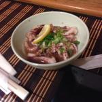 Squid in garlic and butter