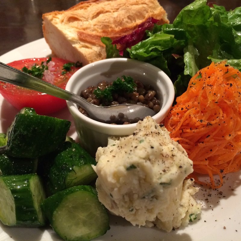 生野菜の盛り合わせ（Lunch）(ビルボケ 2号店 （le bilboquet）)