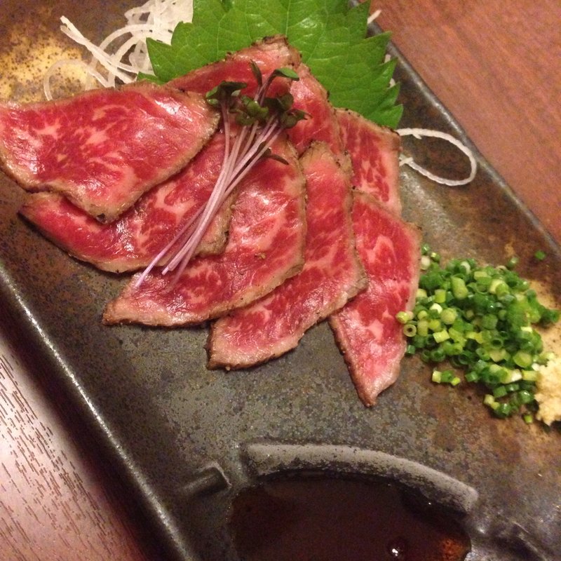 黒毛和牛のタタキ(うち和 )