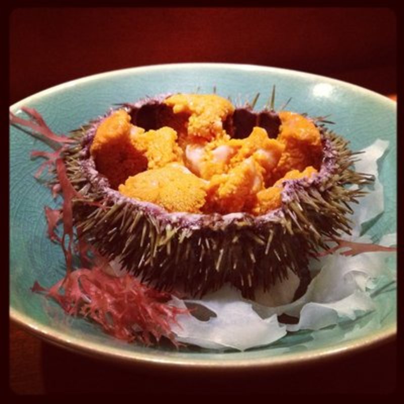 Uni with shell(Sushi dojo New York)