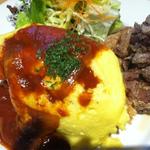 Omelet-rice