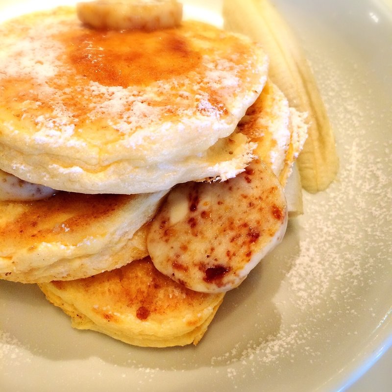 リコッタパンケーキ w/ フレッシュバナナ(bills 横浜赤レンガ倉庫)