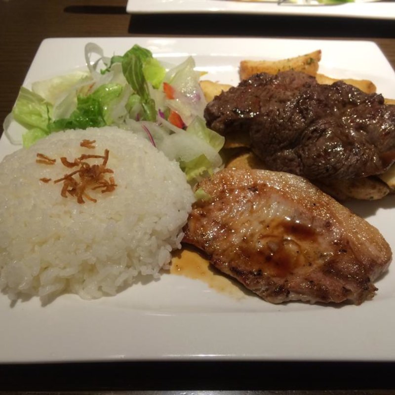 日替わりコンビセット(炭焼ステーキとワイン ロマン亭 心斎橋店)