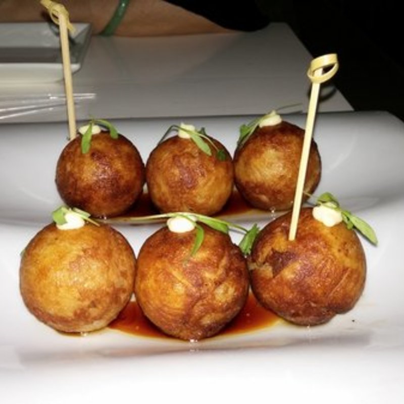 Big island abalone takoyaki(Morimoto Waikiki)