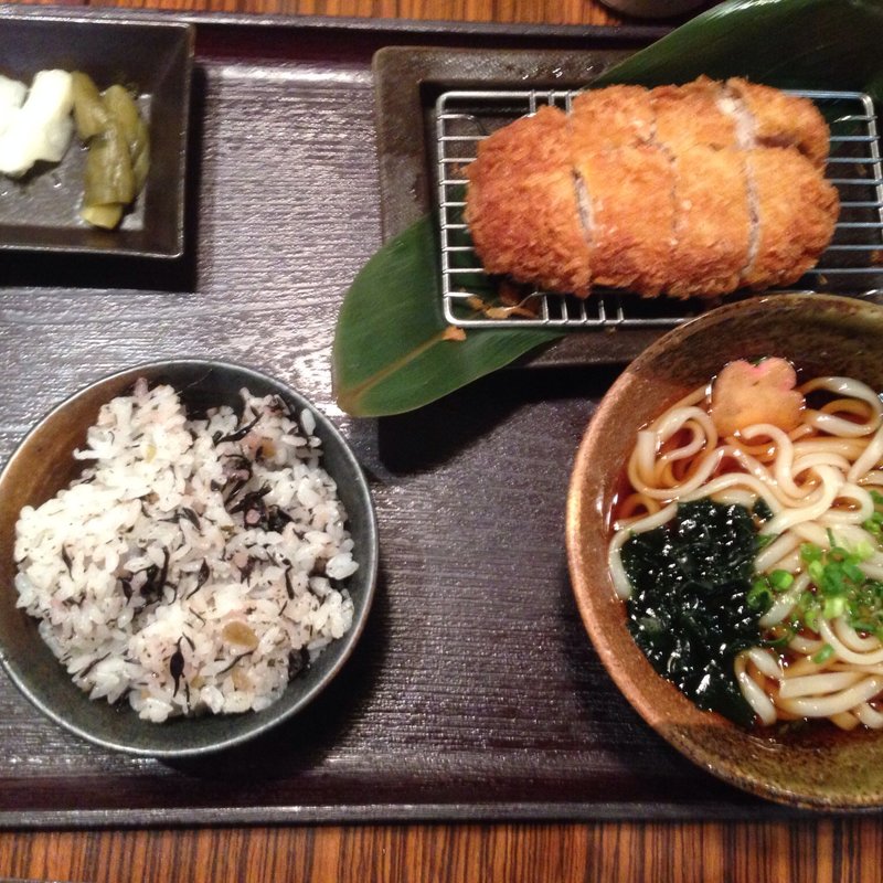 あったかうどん御膳(ゲンカツ 横浜モアーズ店)